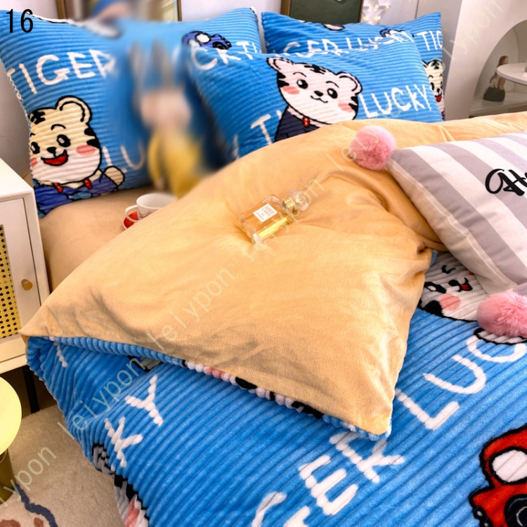 掛け布団カバー シングル 4点セット フランネル 格子柄 寝具カバーセット 布団カバー フラットシーツ 枕カバー 洋式・和式兼用 肌掛け布団カバー
