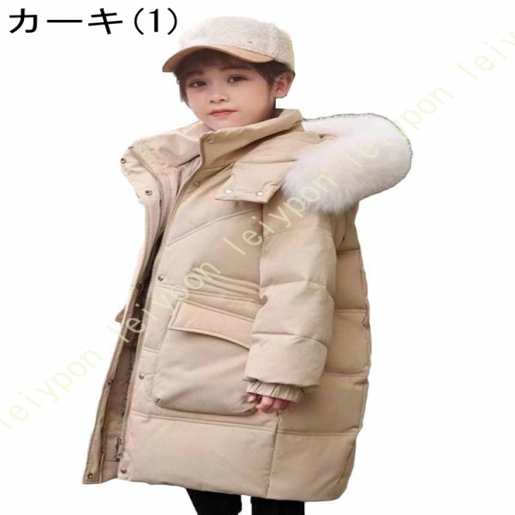 キッズ アウター 女の子 フード付き ダウンコート 子供服 ジャケット フォーマル リボン かわいい おしゃれ 暖かい 120cm 100cm 130cm 140cm 150cm 160cmの画像