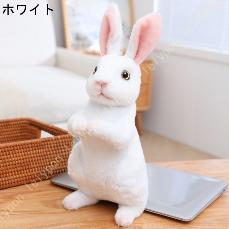 うさぎ ぬいぐるみ 抱き枕 おもちゃ かわいい 動物 玩具 抱き枕 人形 アニマル ギフト 女の子 キッズ 子供用 人形 うさぎ おもちゃ かわいい 優しい手触り｜leiypon｜02