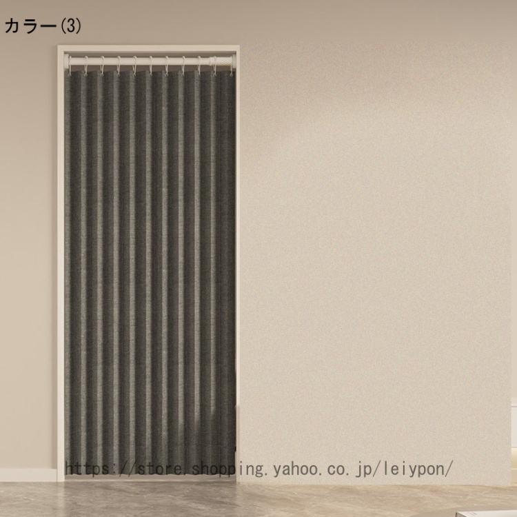 のれん おしゃれ 北欧 ロング ドアカーテン 90*150cm 省エネ 間仕切り 風をふさぐ 厚手 間仕切りカーテン 洋室兼用 プレゼント 北欧 爽やか 料理屋 暖簾_3
