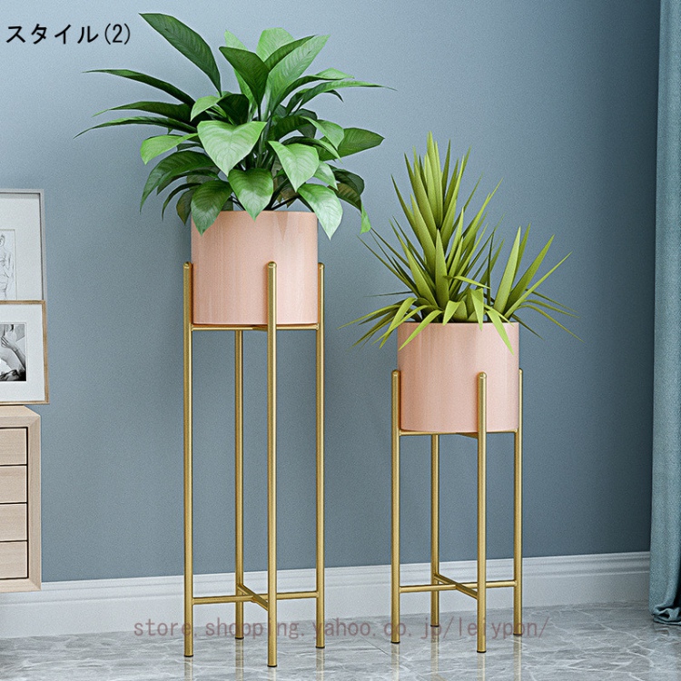 鉢カバー おしゃれ アンティーク スチール 植木鉢カバー プランター