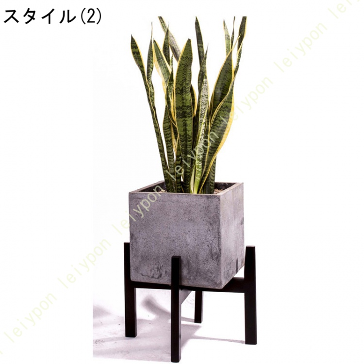 プランタースタンド フラワースタンド 天然木 木製 観葉植物 ポットスタンド 室内 屋外 玄関 鉢台 花瓶台 鉢置き フラワーポット 植木台 植木鉢 インテリア_2