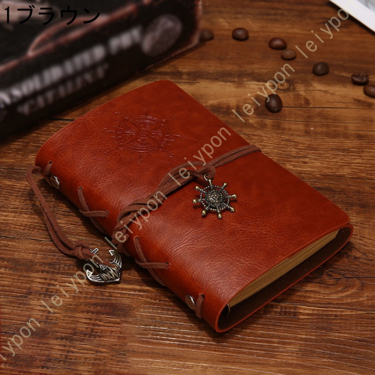 ビンテージレザーノート ヴィンテージフルグレインレザー 手帳 ラベル  