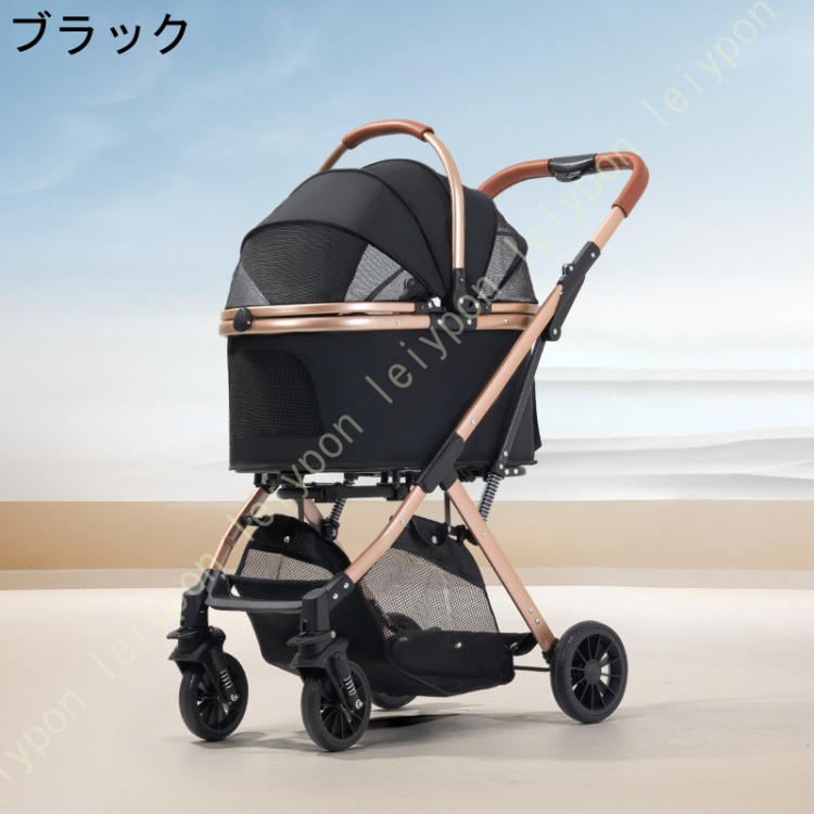 ペット カート バギー ペットカート 2way 4輪 多頭 小型犬 中型犬 