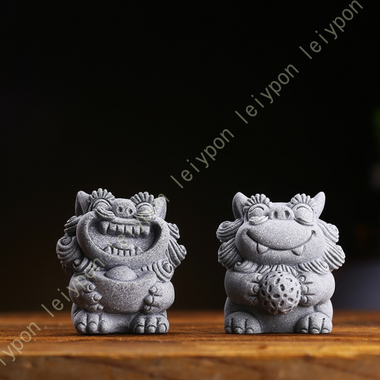 赫獅子(魔除け置物) Amazon.co.jp: Aeroor 置き物 獅子 魔除け 置物 玄関 かわいい