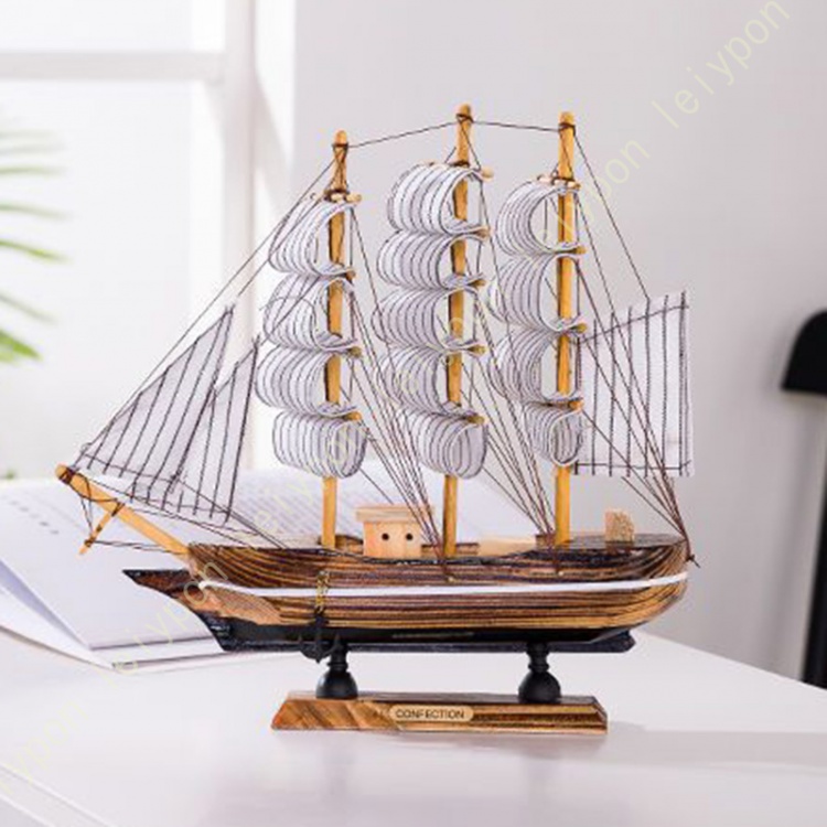 置物 オブジェ 帆船モデル モデルボート 海賊船 帆船模型 木製帆船 船 