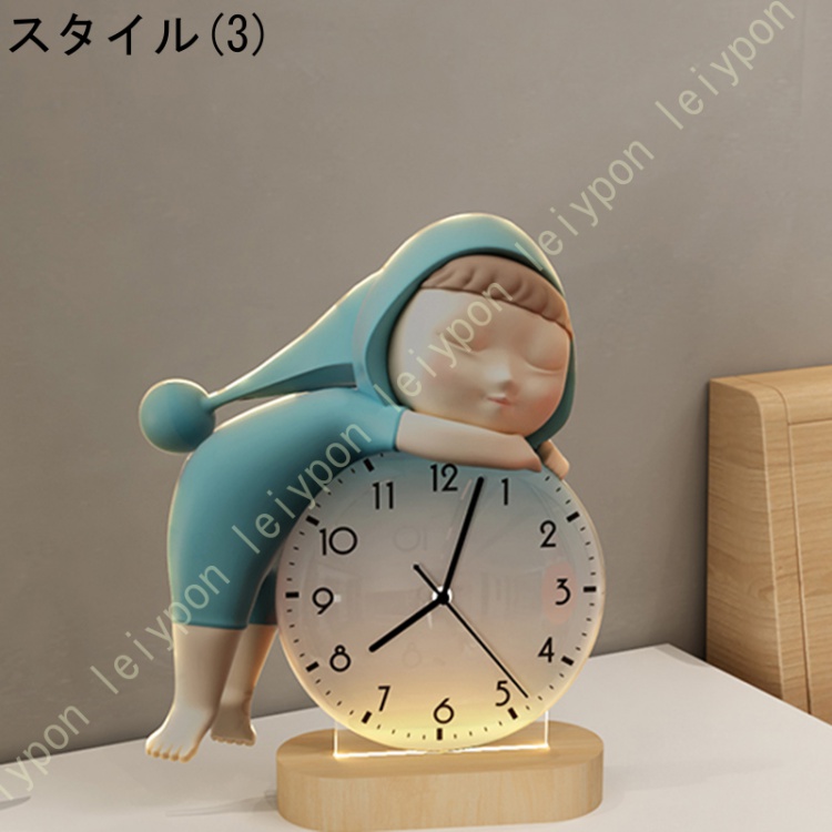 クロック 置き時計 おしゃれ オブジェ 置物 かわいい 輸入雑貨 ヨーロピアン インポート 置き時計 おしゃれ リビング インテリア 雑貨 アンティーク_3