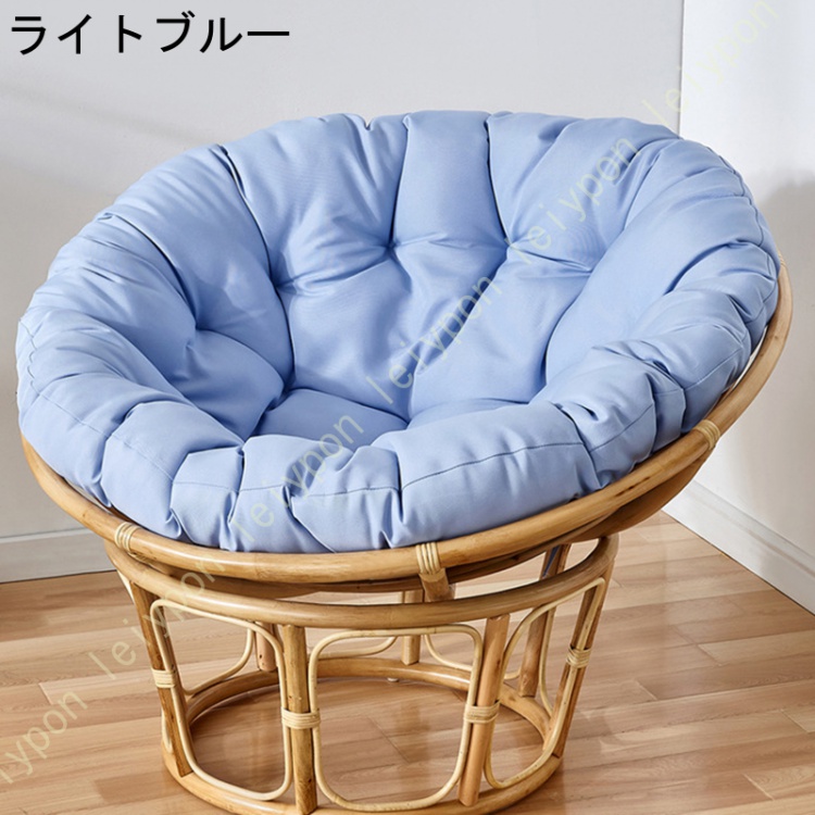 Amazon.co.jp: [ムリョ] ラタンチェア 座面クッション チェア