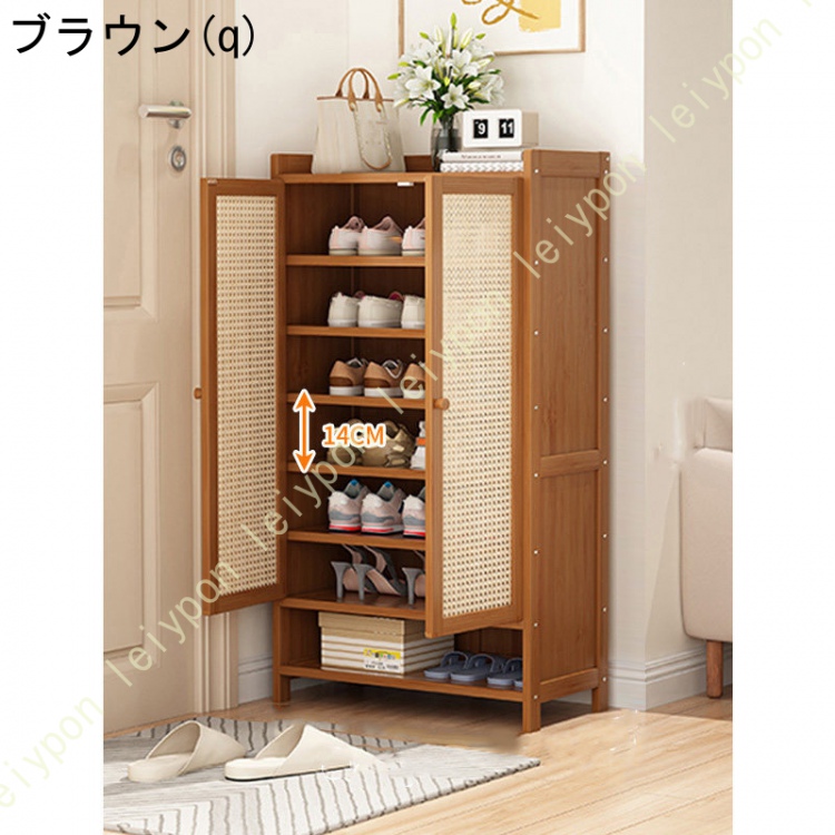 アンティーク コーナーラック（下駄箱、シューズボックス）｜玄関家具