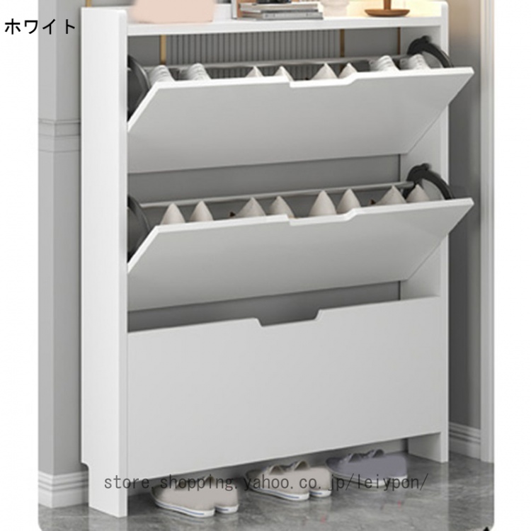 靴箱 コンパクト スリム 幅100cm 奥行17cm 収納 下駄箱 シューズボックス 収納棚 おしゃれ スリム 玄関収納 靴棚 食器棚 収納 棚 食器 ラック 大容量 湿気_2