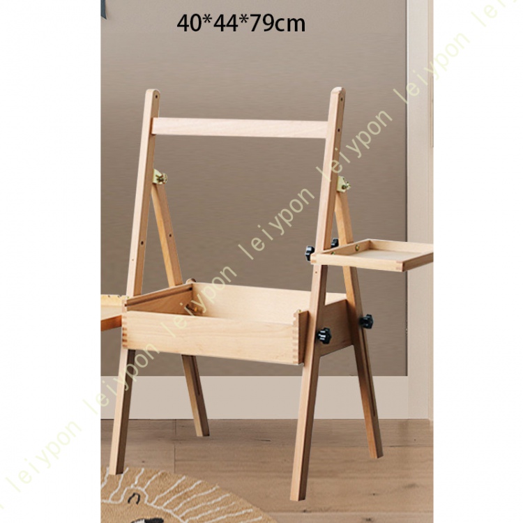 イーゼル 木製イーゼルスタンド 折りたたみ式 子供用絵画 引き出し付き