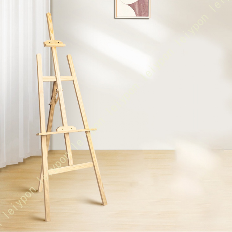 木製イーゼル　デッサンイーゼル　美品 楽天市場】【中古】イーゼル 木製 屋内用 ブラウン 幅70cm 室内