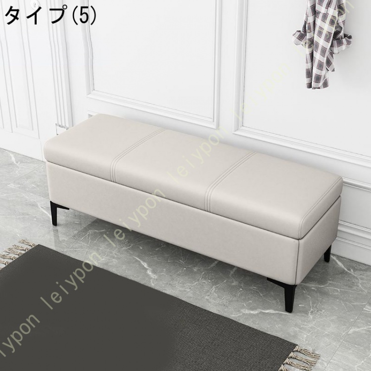 収納スツール おしゃれ 北欧 大容量 オットマン ベンチソファ フット