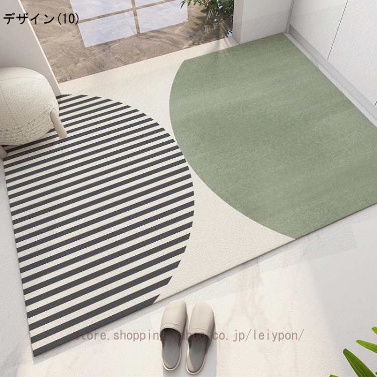 長方形マット 玄関 マット 屋内 室内 カーペット 拭ける キッチンマット ラグマット ドアマット かわいい カット可能 バスマット 浴室マット 撥水 フロア |  | 10