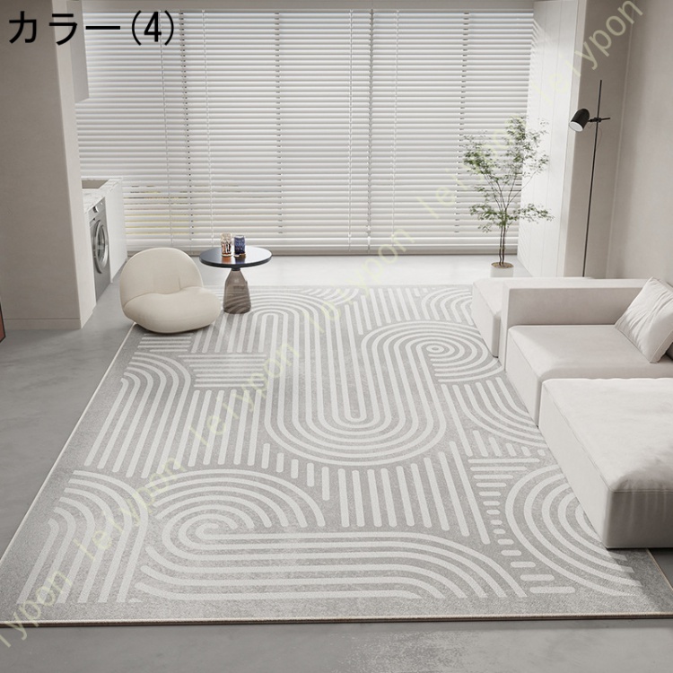 ラグマット ベルギー風 一年中使える ラグ 1畳/2畳 レトロ リビング 冬用カーペット ラグカーペット 柔らかい 薄手 ふわっと手触り レトロ インテリア_1