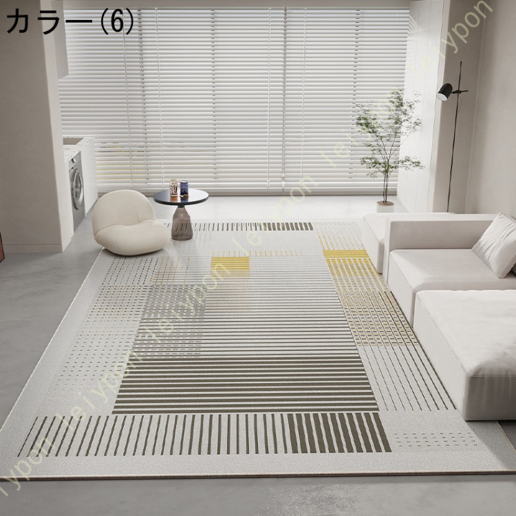 ラグマット ベルギー風 一年中使える ラグ 1畳/2畳 レトロ リビング 冬用カーペット ラグカーペット 柔らかい 薄手 ふわっと手触り レトロ インテリア_3