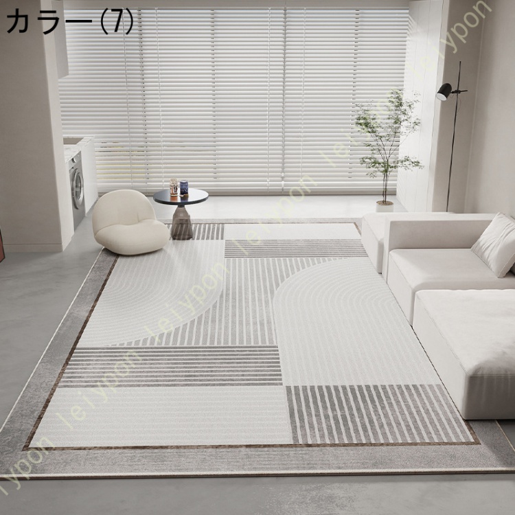ラグマット ベルギー風 一年中使える ラグ 1畳/2畳 レトロ リビング 冬用カーペット ラグカーペット 柔らかい 薄手 ふわっと手触り レトロ インテリア_4