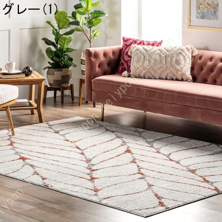北欧 ラグ カーペット 絨毯 2畳 1畳 ラグマット おしゃれ モダン 低反発 じゅうたん 厚手 シンプル エスニック ラグ フロアカーペット 部屋 リビング |  | 01
