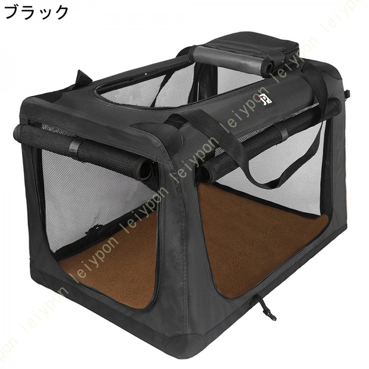 猫キャリー 猫用キャリーバッグ ショルダーバッグ式 ペットキャリー バッグ 折畳み多機能 メッシュ 通気性 臭気がない 布製 撥水加工 子猫 中・大型猫用_7