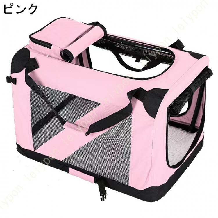 猫キャリー 猫用キャリーバッグ ショルダーバッグ式 ペットキャリー バッグ 折畳み多機能 メッシュ 通気性 臭気がない 布製 撥水加工 子猫 中・大型猫用_8