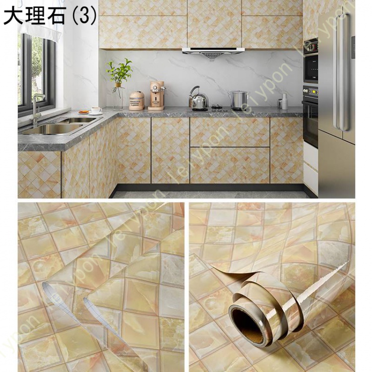 壁紙シール 大理石 リメイクシート 白 壁紙シール 防水 耐熱 はがせる DIY おしゃれ カッティングシート 厚手 キッチン 扉 浴び室 風呂 つるつる 防カビ |  | 03