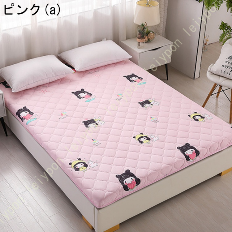 敷きパッド ベッドパッド おしゃれ オールシーズン シングル ベッドシーツ パッドシーツ兼用 先染め 肌触りよい 吸湿速乾 抗菌 防臭 防ダニ加工 吸汗 丸洗いOK_5
