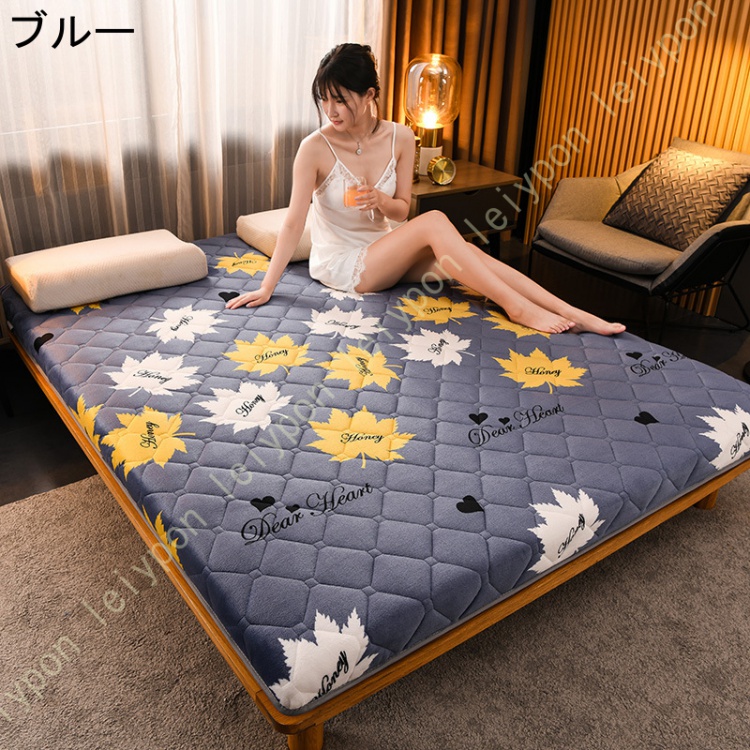敷きパッド シングル 冬 あったか敷きパッド 冬用 シープボア ベッドパッド シングル 暖かい 布団敷きパッド しきぱっと パッドシーツ ベッドシーツ_4