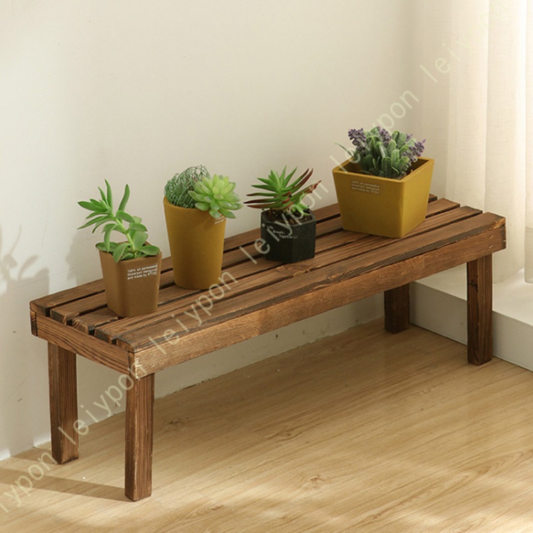 切株台　一枚板　鉢置き台　花台　盆栽台　飾り台　 座卓 プランター台/花台棚板セット1段 花台 フラワースタンド 室内 木製