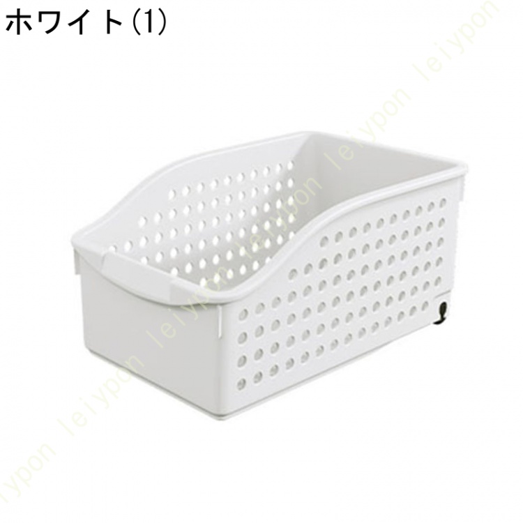 ストックバスケット スリム プラスチック (幅35.5×奥行13×高さ20cm) 深
