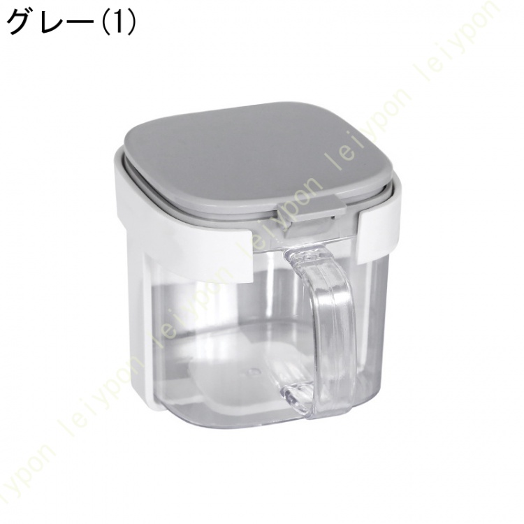 調味料入れ ドレッシングボトル 調味料 塩 容器 砂糖 スパイスボトル 調味料入れ砂糖入れ 2格 ふた付き 北欧 家庭用 キッチン 調味料収納ケース 白 グレー |  | 03
