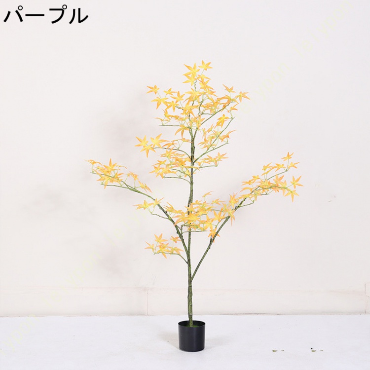 フェイクグリーン 観葉植物 おしゃれ かわいい フェイク 人工観葉植物 造花 インテリア リアル インテリアグリーン 鉢植え お祝い 葉 枝 室内 常緑樹 カエデ