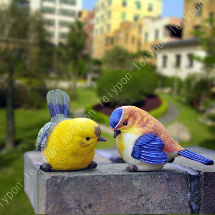 LxRx9 小鳥の置物 インコの置物 とり トリ オブジェ 動物 オーナメント ガーデン 庭 マスコット 雑貨 置物 小-物 リアル ディスプレィ 庭の風景彫刻 |  | 01