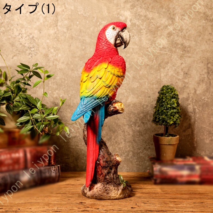 インコ 置物 オウム オブジェ トロピカル インテリア 樹脂製 375-238 楽天市場】ギフト オウムのオブジェ トリ とり インコおしゃれ 鳥の