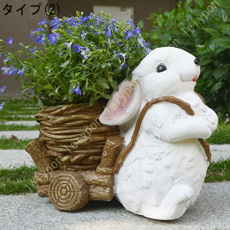 うさぎ 置物(花、ガーデニング)の商品一覧 通販 - Yahoo うさぎ 置物(花、ガーデニング)の商品一覧 通販 - Yahoo