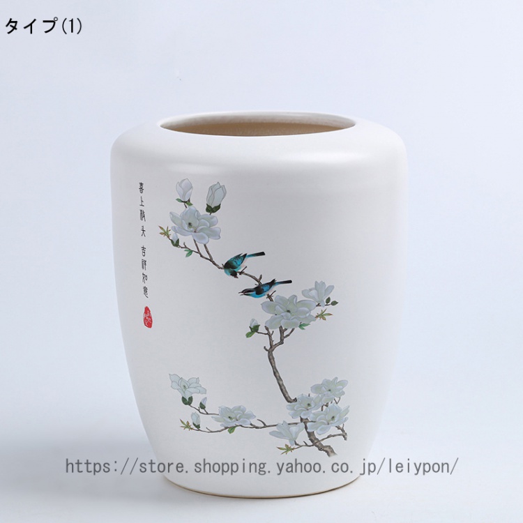 プランター 水切れ良い アンティーク 深鉢 園芸用品 花鉢 インテリア鉢 底に水抜き穴あり 陶器鉢 プランター鉢 大きいサイズ 鉢植え 円筒形 フラワーポット 家_1