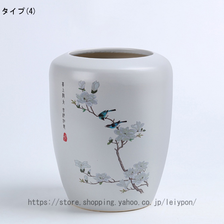 プランター 水切れ良い アンティーク 深鉢 園芸用品 花鉢 インテリア鉢 底に水抜き穴あり 陶器鉢 プランター鉢 大きいサイズ 鉢植え 円筒形 フラワーポット 家_4