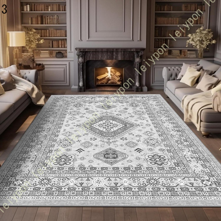 ラグ おしゃれ 北欧 ギャッベ 絨毯 ペルシャ絨毯風 長方形 低反発