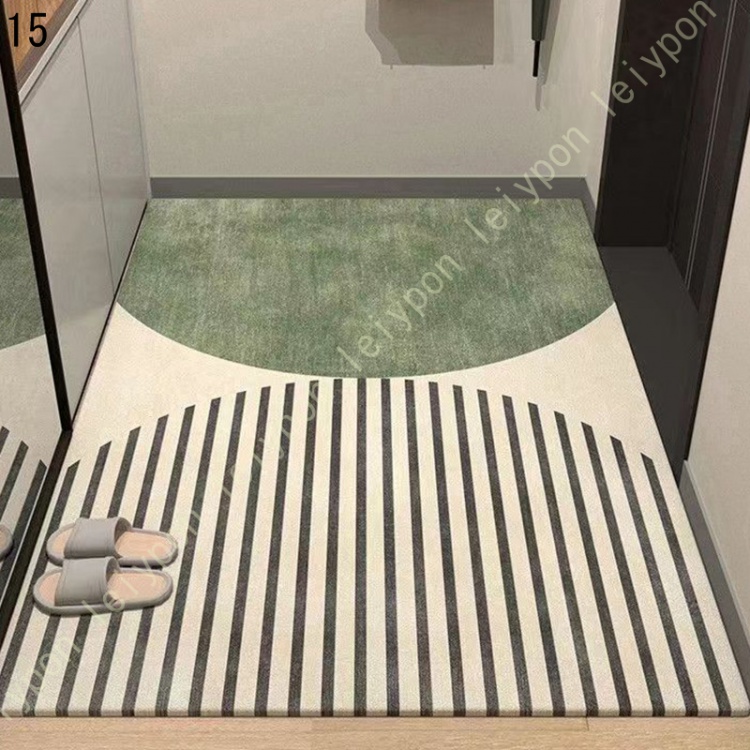 ドアマット 泥落としマット ポリエステル 玄関 足拭き 滑り止め ブラウン 室外 キッチン 業務用 家庭用 オフィス 店舗 ボリューム感 清潔 防カビ 耐摩耗性_15