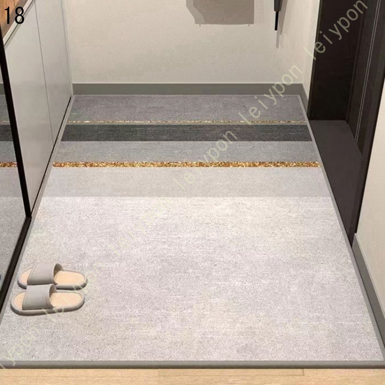 ドアマット 泥落としマット ポリエステル 玄関 足拭き 滑り止め ブラウン 室外 キッチン 業務用 家庭用 オフィス 店舗 ボリューム感 清潔 防カビ 耐摩耗性_18