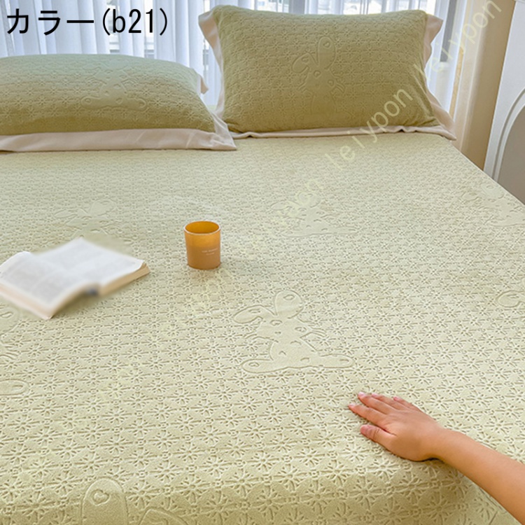 ボックスシーツ 秋冬用 セミダブル フランネル生地 シーツ ベッドシーツ マイクロファイバー あったか 暖かい 柔らかい 抗菌防臭 マットレスカバー_21
