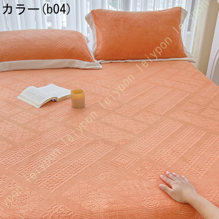 ボックスシーツ 秋冬用 セミダブル フランネル生地 シーツ ベッドシーツ マイクロファイバー あったか 暖かい 柔らかい 抗菌防臭 マットレスカバー_4