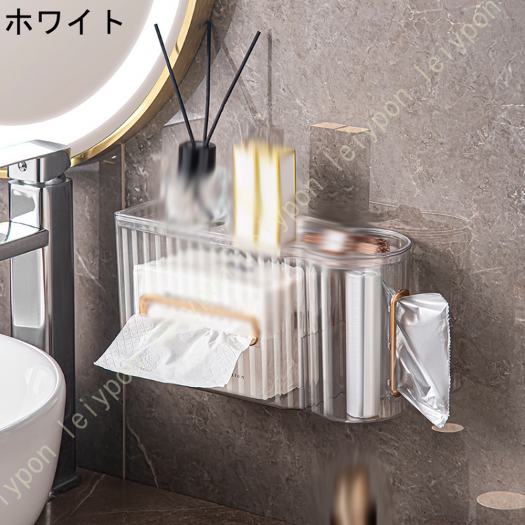 手拭きペーパーホルダー 多機能 壁掛け 防水 北欧風 ペーパーディスペンサー ペーパータオルケース 取り出しやすい キッチンペーパーホルダー |  | 02