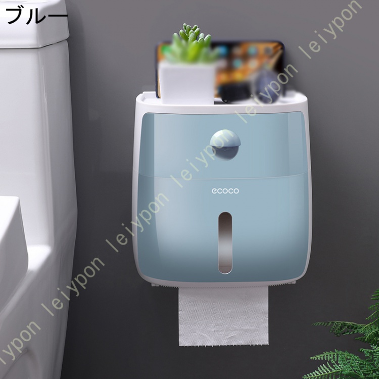 収納 ペーパータオルホルダー お手拭き バスルーム プラスチック 壁掛け シンプル ティッシュケース 台所 棚付き ペーパーケース 北欧 簡単設置 防水 キッチン |  | 03
