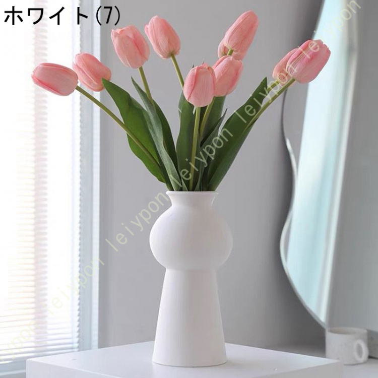 花瓶 フラワーベース ドーナツ型 半円 ホワイト 半月 一輪挿し 花瓶 フラワーベース ドーナツ型 半円 ホワイト 半月 一輪挿し
