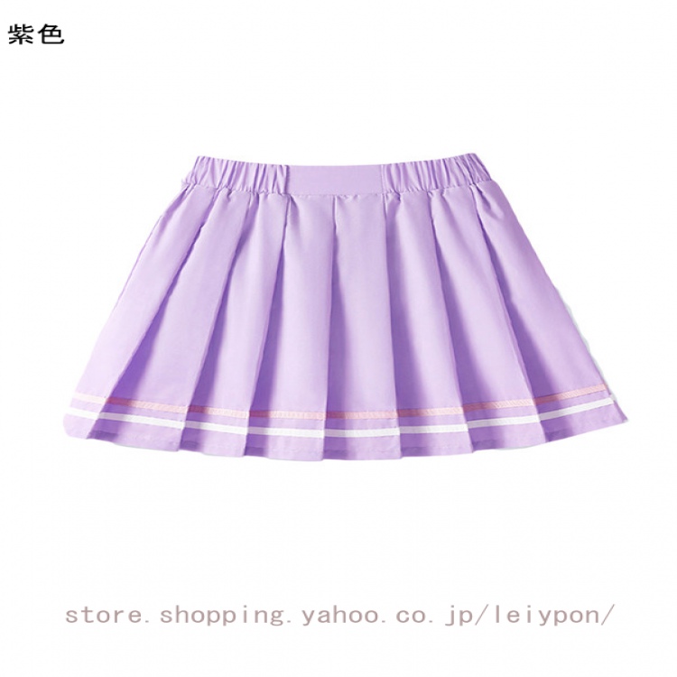 キッズ プリーツスカート 女の子 フレアスカート JKスカート 子供 JK スクールスカート スカート フレアミニスカート Aラインスカート スクール 制服 女児 夏 |  | 03