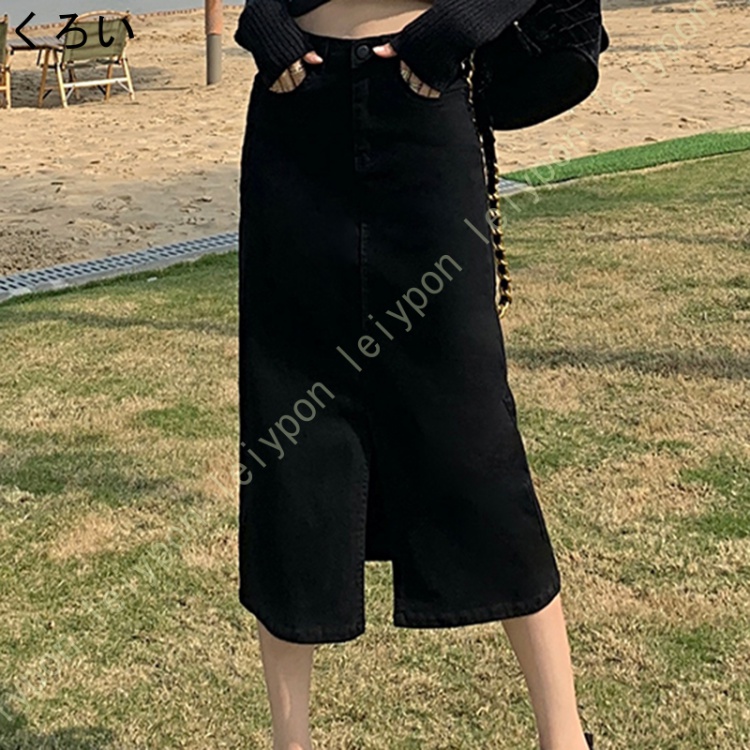 デニム スカート レディーズ ロングスカート Aライン ハイウエスト マキシ丈 ミモレ丈 春 ゆったり 大きいサイズ カジュアル レディース フレア Aライン |  | 03