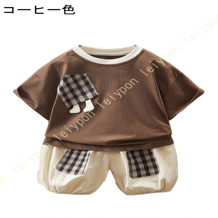 ボーイズ ジャージ 上下セット 子供服 男の子 半袖tシャツ ハーフパンツ 2点セット キッズ服 ゆったり カジュアル スポーツウェア 運動着 スウェット |  | 02
