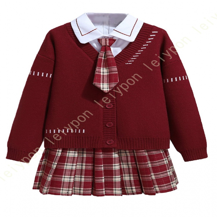 JK制服 3点セット ニット カーディガン 女の子 シャツ 蝶ネクタイ プリーツスカート スポーツウェア キッズスーツ 子供服 大人服 上下セット 子供スーツ 女児 |  | 01