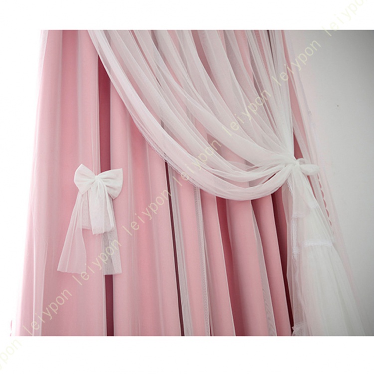 2重カーテン 遮光 姫系 ルームカーテン 遮熱 保温 防寒 子供部屋