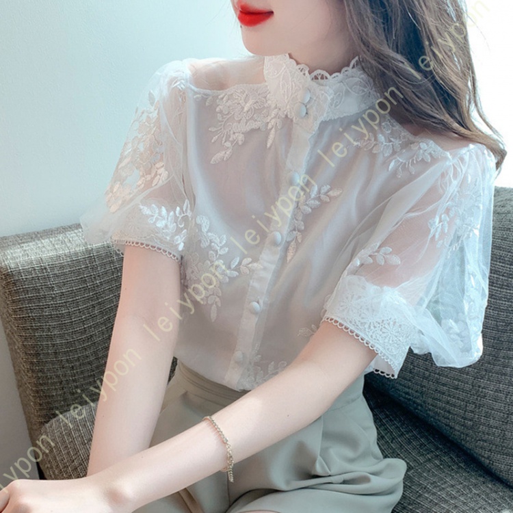 レディース ブラウス 大きいサイズ シースルー セクシー オフィス